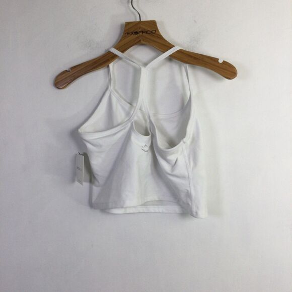 Beyond Yoga Women's Cropped Racerback Tank Top Sleeveless White Size XL NWT - Picture 8 of 16
